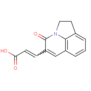 CAS No:386715-45-3 2-Propenoic acid,3-(1,2-dihydro-4-oxo-4H-pyrrolo[3,2,1-ij]quinolin-5-yl)-, (2E)-