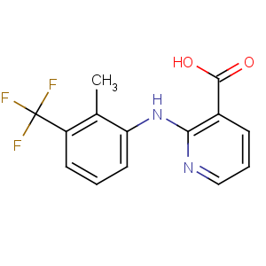 CAS No:38677-85-9 2-[2-methyl-3-(trifluoromethyl)anilino]pyridine-3-carboxylic acid