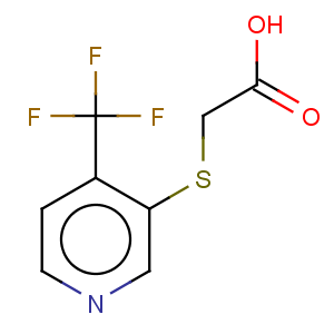 CAS No:387350-44-9 Acetic acid,2-[[4-(trifluoromethyl)-3-pyridinyl]thio]-