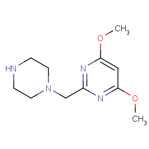 CAS No:387350-76-7 4,6-dimethoxy-2-(piperazin-1-ylmethyl)pyrimidine