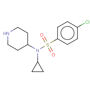 CAS No:387350-81-4 Benzenesulfonamide,4-chloro-N-cyclopropyl-N-4-piperidinyl-