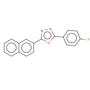 CAS No:38736-15-1 2-(4-fluorophenyl)-5-(2-naphthyl)-1,3,4-oxadiazole