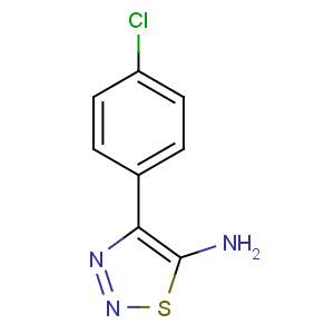 CAS No:388088-77-5 4-(4-chlorophenyl)thiadiazol-5-amine