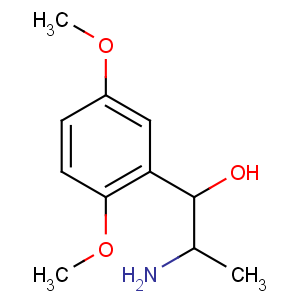 CAS No:390-28-3 2-amino-1-(2,5-dimethoxyphenyl)propan-1-ol