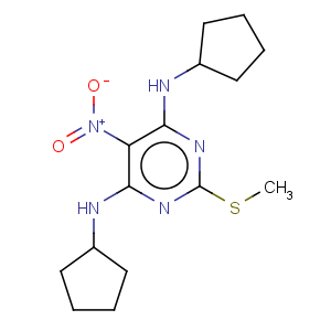 CAS No:39069-52-8 N,N'-Dicyclopentyl-2-(methylthio)-5-nitro-4,6-pyrimidinediamine