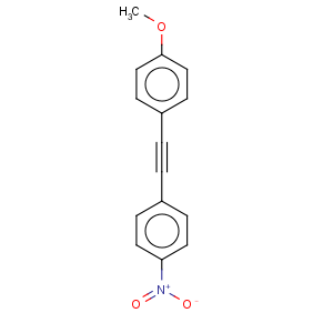 CAS No:39082-40-1 1-(4-methoxyphenyl)-2-(4-nitrophenyl)-acetylene