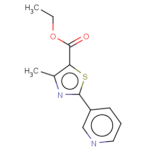 CAS No:39091-00-4 5-Thiazolecarboxylicacid, 4-methyl-2-(3-pyridinyl)-, ethyl ester