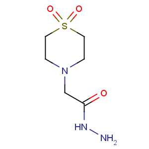 CAS No:39093-81-7 2-(1,1-dioxo-1lambda~6~,4-thiazinan-4-yl)acetohydrazide