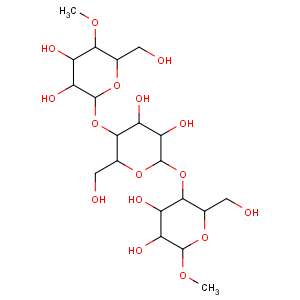 CAS No:39300-87-3 2-[6-[4,5-dihydroxy-2-(hydroxymethyl)-6-methoxyoxan-3-yl]oxy-4,<br />5-dihydroxy-2-(hydroxymethyl)oxan-3-yl]oxy-6-(hydroxymethyl)-5-<br />methoxyoxane-3,4-diol