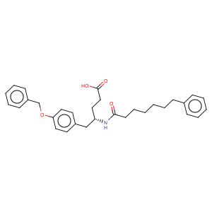 CAS No:393569-31-8 Benzenepentanoic acid, g-[(1-oxo-7-phenylheptyl)amino]-4-(phenylmethoxy)-,(gS)-