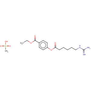 CAS No:39492-01-8 Benzoic acid,4-[[6-[(aminoiminomethyl)amino]-1-oxohexyl]oxy]-, ethyl ester