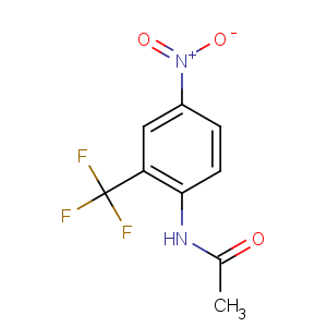 CAS No:395-68-6 N-[4-nitro-2-(trifluoromethyl)phenyl]acetamide