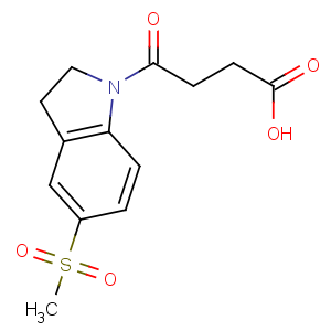 CAS No:396105-96-7 4-(5-methylsulfonyl-2,3-dihydroindol-1-yl)-4-oxobutanoic acid