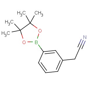 CAS No:396131-82-1 2-[3-(4,4,5,5-tetramethyl-1,3,2-dioxaborolan-2-yl)phenyl]acetonitrile