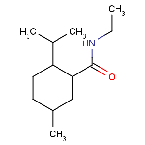 CAS No:39711-79-0 N-ethyl-5-methyl-2-propan-2-ylcyclohexane-1-carboxamide