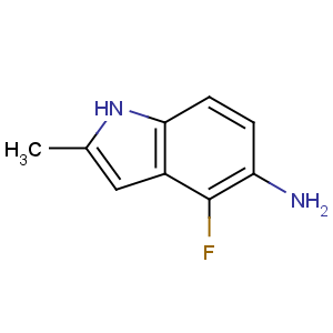 CAS No:398487-76-8 4-fluoro-2-methyl-1H-indol-5-amine