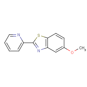 CAS No:39876-33-0 Benzothiazole,5-methoxy-2-(2-pyridinyl)-