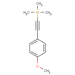 CAS No:3989-14-8 2-(4-methoxyphenyl)ethynyl-trimethylsilane