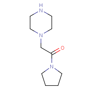 CAS No:39890-45-4 2-piperazin-1-yl-1-pyrrolidin-1-ylethanone