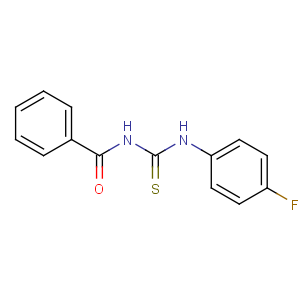 CAS No:399-07-5 Benzamide,N-[[(4-fluorophenyl)amino]thioxomethyl]-