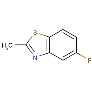 CAS No:399-75-7 5-fluoro-2-methyl-1,3-benzothiazole