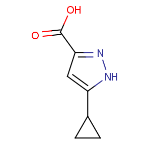 CAS No:401629-04-7 5-cyclopropyl-1H-pyrazole-3-carboxylic acid