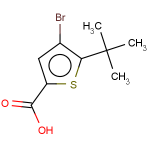 CAS No:40196-86-9 4-Bromo-5-(1,1-dimethylethyl)-2-thiophenecarboxylic acid