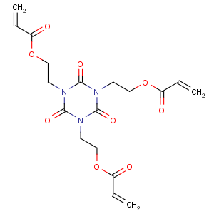CAS No:40220-08-4 2-[2,4,6-trioxo-3,5-bis(2-prop-2-enoyloxyethyl)-1,3,<br />5-triazinan-1-yl]ethyl prop-2-enoate