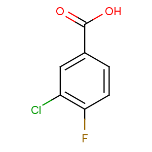 CAS No:403-16-7 3-chloro-4-fluorobenzoic acid