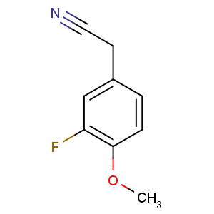 CAS No:404-90-0 2-(3-fluoro-4-methoxyphenyl)acetonitrile