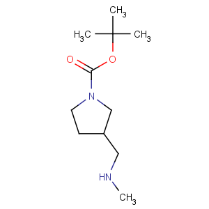 CAS No:404594-16-7 1-Pyrrolidinecarboxylicacid, 3-[(methylamino)methyl]-, 1,1-dimethylethyl ester, (3R)-