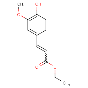 CAS No:4046-02-0 ethyl (E)-3-(4-hydroxy-3-methoxyphenyl)prop-2-enoate