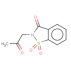 CAS No:40506-05-6 2-(2-Oxopropyl)-1H-1,2-benzisothiazole-1,1,3(2H)-trione