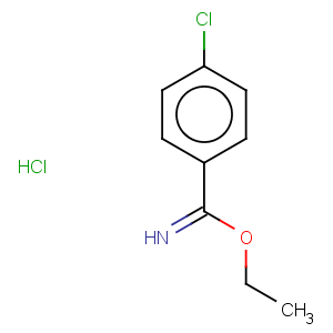 CAS No:40546-41-6 Benzenecarboximidicacid, 4-chloro-, ethyl ester, hydrochloride (1:1)