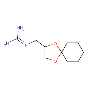 CAS No:40580-59-4 2-(1,4-dioxaspiro[4.5]decan-3-ylmethyl)guanidine