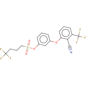 CAS No:406205-74-1 3-[2-Cyano-3-(trifluoromethyl)phenoxy]phenyl 4,4,4-trifluoro-1-butanesulfonic acid ester