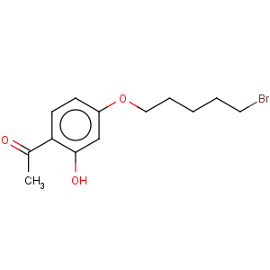 CAS No:40785-72-6 Ethanone,1-[4-[(5-bromopentyl)oxy]-2-hydroxyphenyl]-