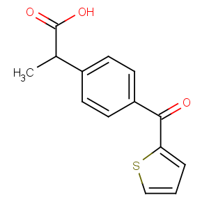 CAS No:40828-46-4 2-[4-(thiophene-2-carbonyl)phenyl]propanoic acid