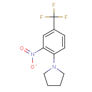 CAS No:40832-82-4 1-[2-nitro-4-(trifluoromethyl)phenyl]pyrrolidine
