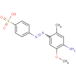CAS No:40947-69-1 4-[(4-amino-5-methoxy-2-methylphenyl)diazenyl]benzenesulfonic acid