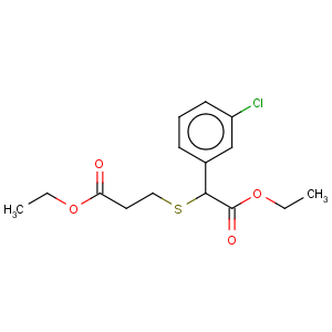 CAS No:41022-14-4 Benzeneacetic acid,3-chloro-a-[(3-ethoxy-3-oxopropyl)thio]-,ethyl ester
