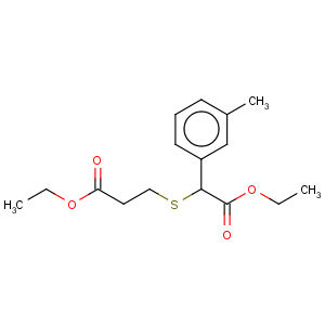 CAS No:41022-29-1 Benzeneacetic acid, a-[(3-ethoxy-3-oxopropyl)thio]-3-methyl-,ethyl ester