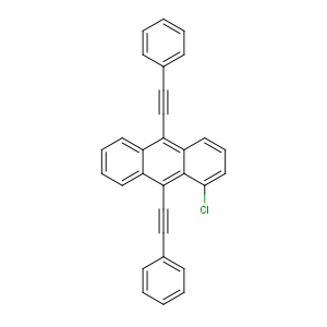 CAS No:41105-35-5 1-chloro-9,10-bis(2-phenylethynyl)anthracene