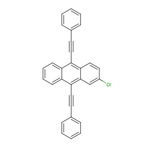 CAS No:41105-36-6 2-chloro-9,10-bis(2-phenylethynyl)anthracene