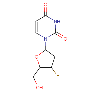 CAS No:41107-56-6 1-[(2R,4S,5R)-4-fluoro-5-(hydroxymethyl)oxolan-2-yl]pyrimidine-2,4-dione