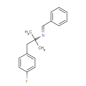 CAS No:4116-06-7 N-[1-(4-fluorophenyl)-2-methylpropan-2-yl]-1-phenylmethanimine