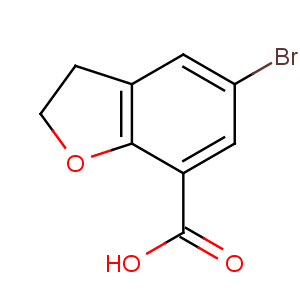 CAS No:41177-72-4 5-bromo-2,3-dihydro-1-benzofuran-7-carboxylic acid