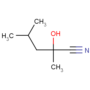 CAS No:4131-68-4 Pentanenitrile,2-hydroxy-2,4-dimethyl-