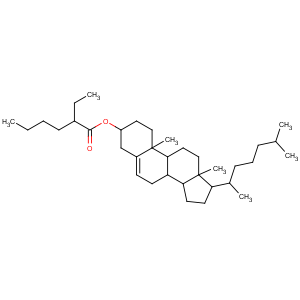 CAS No:41329-01-5 [(3S,8S,9S,10R,13R,14S,17R)-10,<br />13-dimethyl-17-[(2R)-6-methylheptan-2-yl]-2,3,4,7,8,9,11,12,14,15,16,<br />17-dodecahydro-1H-cyclopenta[a]phenanthren-3-yl] 2-ethylhexanoate