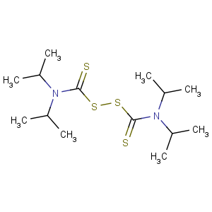CAS No:4136-91-8 di(propan-2-yl)carbamothioylsulfanyl N,N-di(propan-2-yl)carbamodithioate